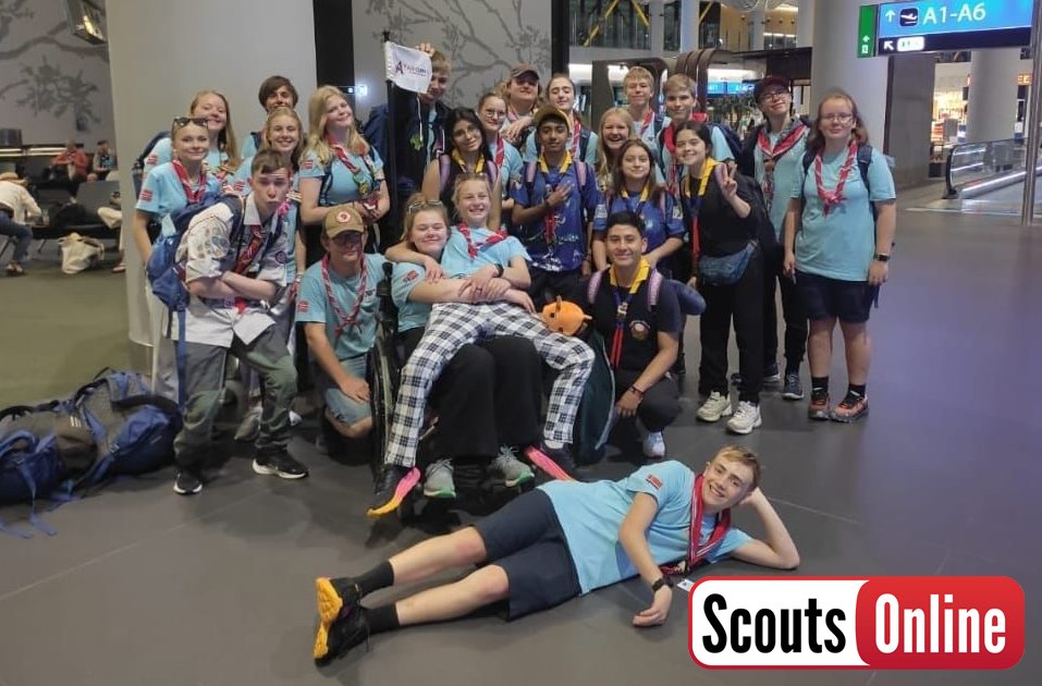 ScoutsOnlin's tweet photo. #jamboreekorea2023
Compartimos el encuentro de miembros de la delegación de Noruega y Ecuador arribando al aeropuerto ya en Korea.
Foto proporcionada por nuestra corresponsal Kristel Diaz de Ecuador
#ScoutsOnline #scoutsdelmundo https://t.co/5Jjdj8gO2F