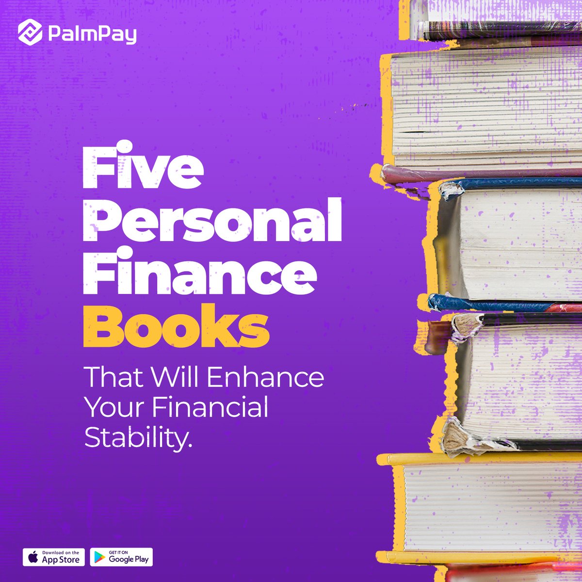 palmpay_ng's tweet image. The goal is to keep learning. 

Here are five books that will broaden your horizon on finances. 
Have you read any of the books? Which of them?

#FinancialBooks #PalmPayPersonalFinance