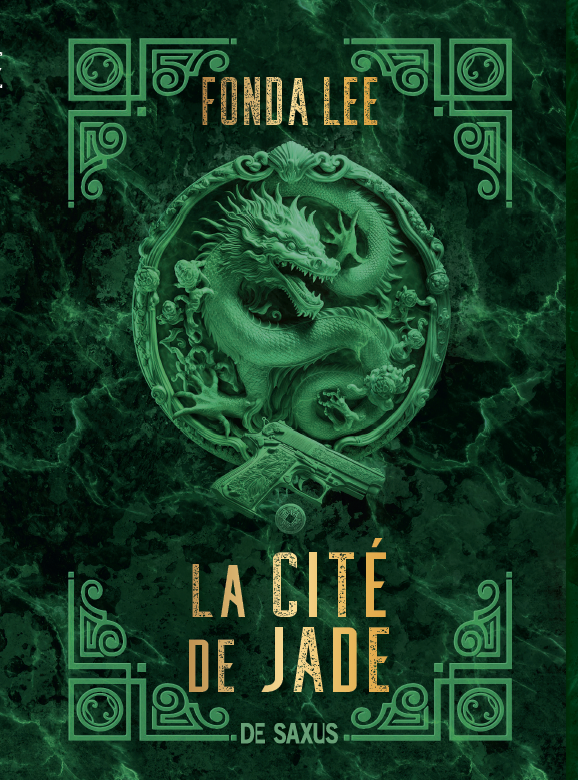 FondaJLee's tweet image. Bienvenue dans la cité de jade. Check out the cover to the French edition of Jade City, out on August 31