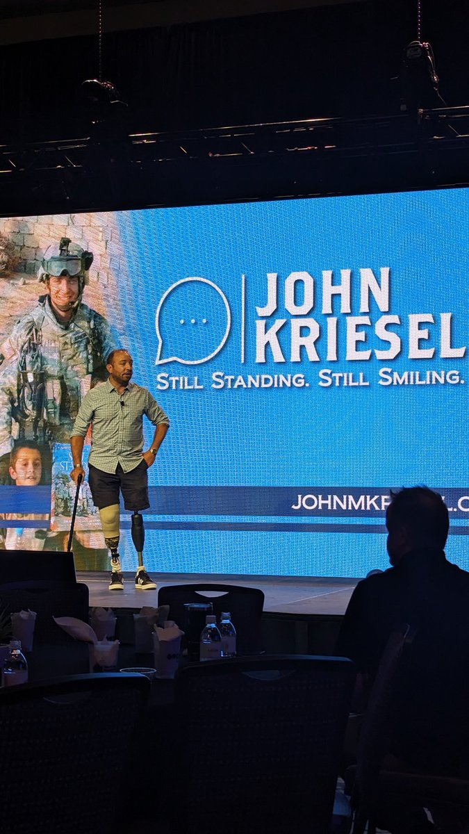 Amazing talk from <a href="/johnkriesel/">John Kriesel</a>  
Life is good. It's all perspective. If you are looking for a speaker for you event look him up. You won't be disappointed!
#Hap2023