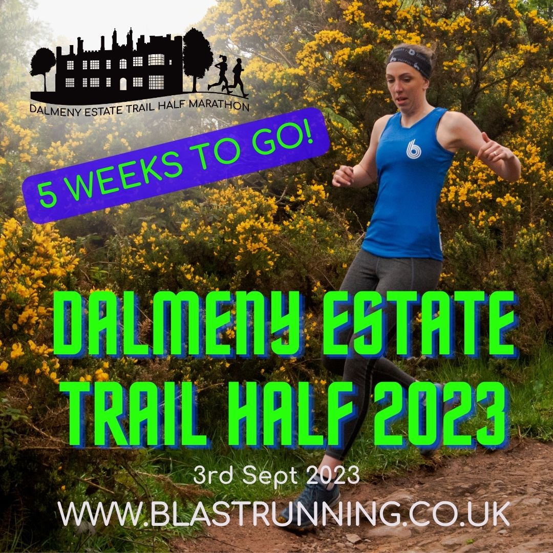 The Dalmeny Estate Trail Half Marathon is 5 weeks away so if you can comfortably run 10K then this is the ideal time to push your distance up to the next level! ENTER via blastrunning.co.uk⠀ ⠀⠀⠀⠀⠀⠀⠀ ⠀⠀⠀⠀