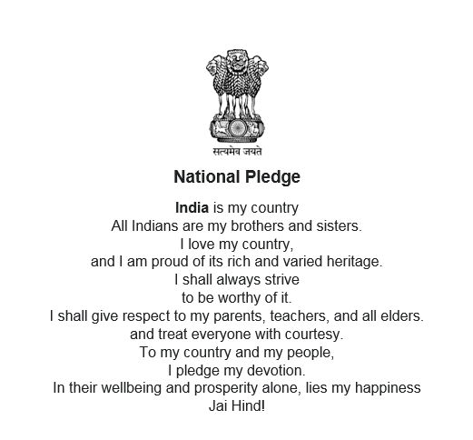 Deepali_p's tweet photo. Its time for all to read the National Pledge again.
There can NEVER be a debate on "INDIA" .
Stop maligning it over petty politics!
#NoteToAll #India #Pledge https://t.co/r9I51RDSQ3
