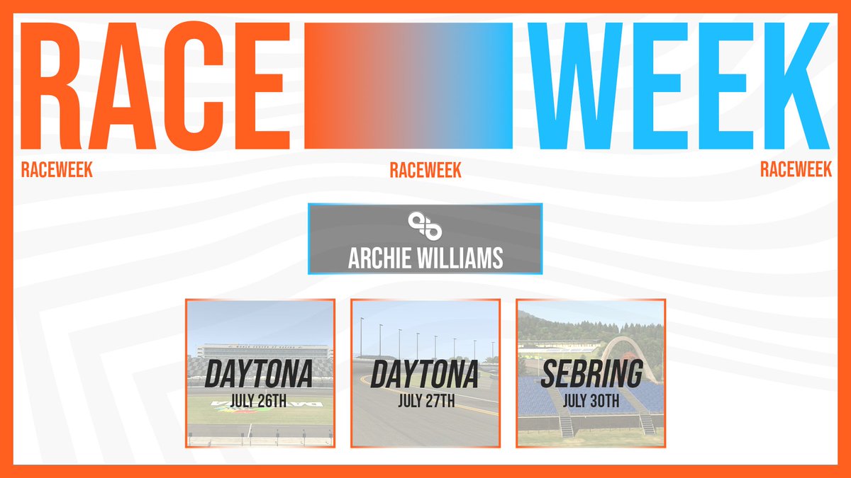 It's Raceweek for <a href="/atoomic2/">atoomic</a>! 

@TheShowRacing's NASCAR Xfinity and NASCAR Cup series season openers at 🇺🇸 Daytona International Speedway and "BWRL" Starting their GT3 season at the 🇦🇹 Redbull Ring!

📺 - twitch.tv/theshowracing
There is no stream for the GT3 Race at this time.