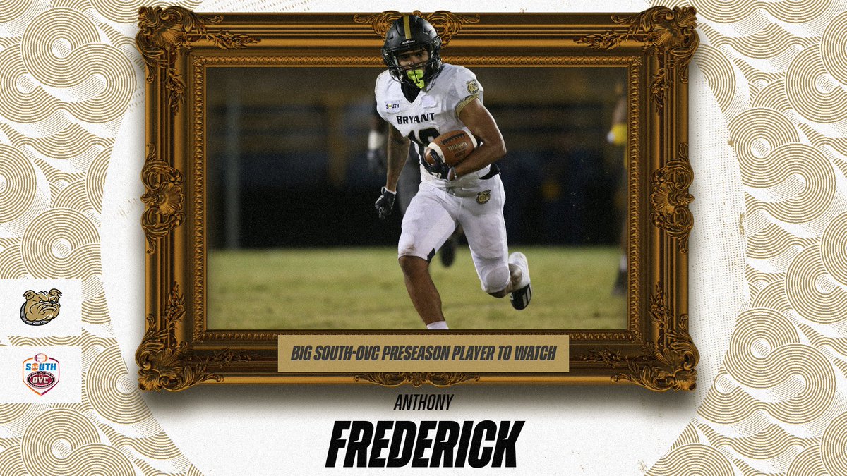 🦅🦅🦅

Anthony Frederick has been named to the #BigSouthOVCFB Preseason 'Players to Watch' List. 

Frederick led the country in kick return yards on his way to All-America honors. He also had a career-high in receiving yards. 

#ExpectToWin
