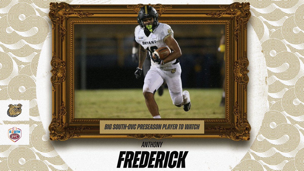 🦅🦅🦅 Anthony Frederick has been named to the #BigSouthOVCFB Preseason 'Players to Watch' List. Frederick led the country in kick return yards on his way to All-America honors. He also had a career-high in receiving yards. #ExpectToWin