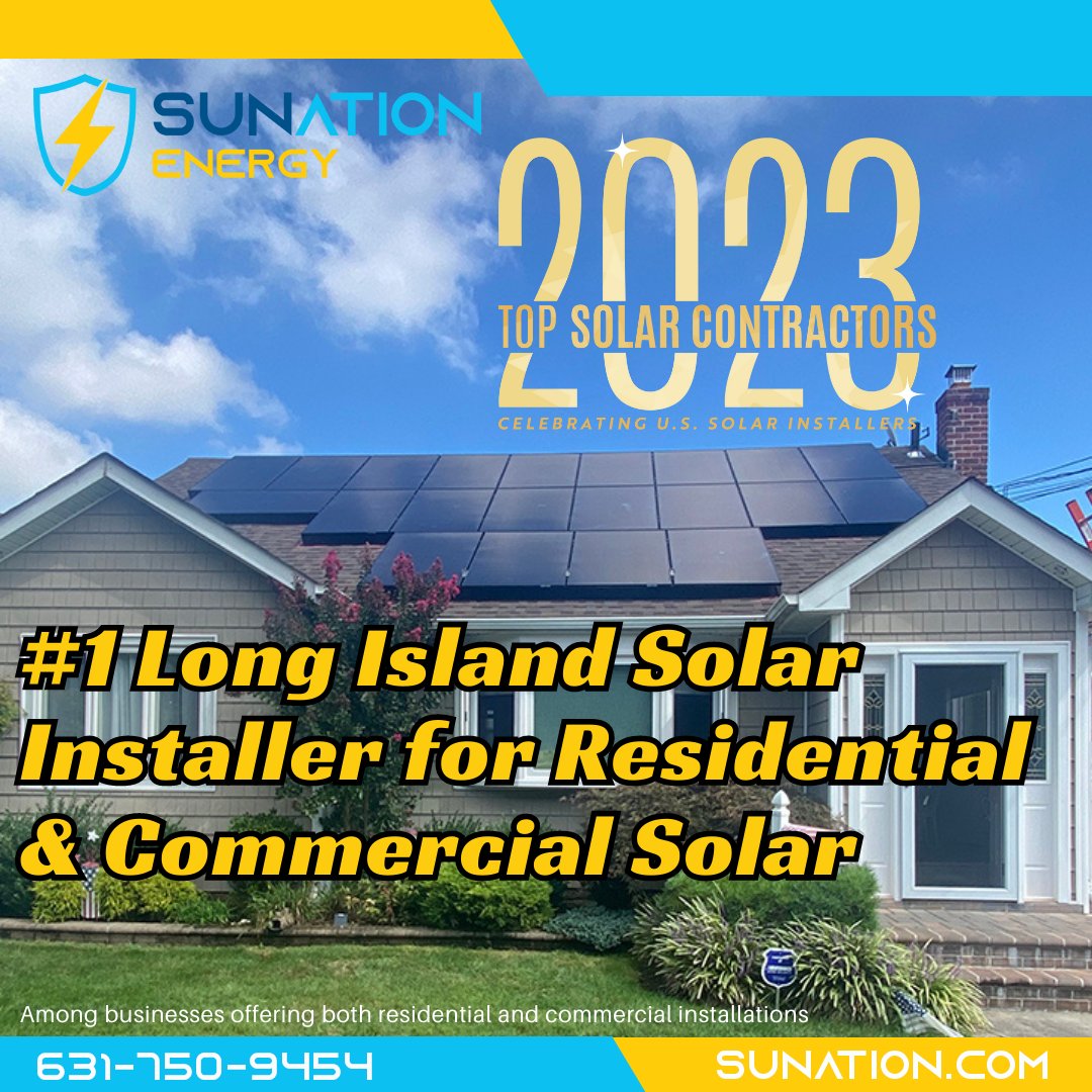 SUNation_Energy's tweet photo. The results are in and once again, SUNation Energy has made the @SolarPowerWorld Top Solar Contractors list for 2023!
It's been a great year for SUNation and we congratulate our entire team for the work they've done.
#SUNation #TopSolar2023 #TopSolarContractor https://t.co/XdntNsECgP