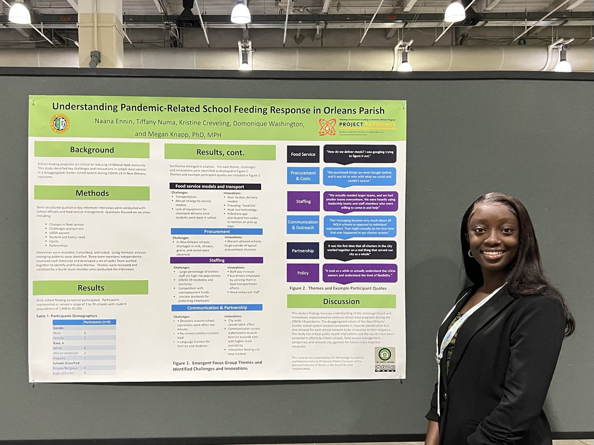 Congratulations to rising senior and #XULABUILD scholar Naana who presented her research at the 2023 American Society for Nutrition (ASN) conference in Boston, Massachusetts! Keep up the great work, Naana! #XULAProud