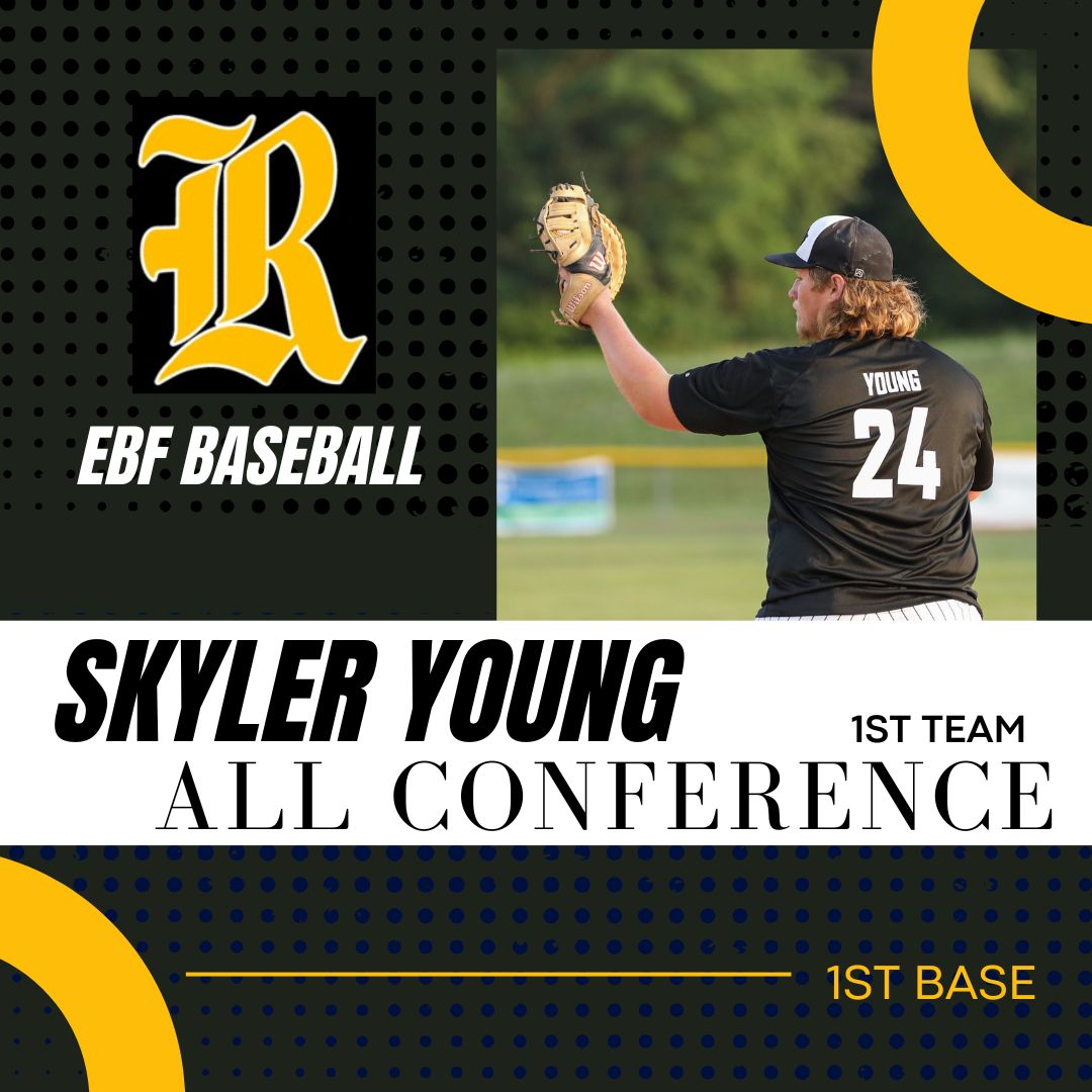 ebfbaseball's tweet image. Congratulations to Skyler Young for being named 1st team All-SCC