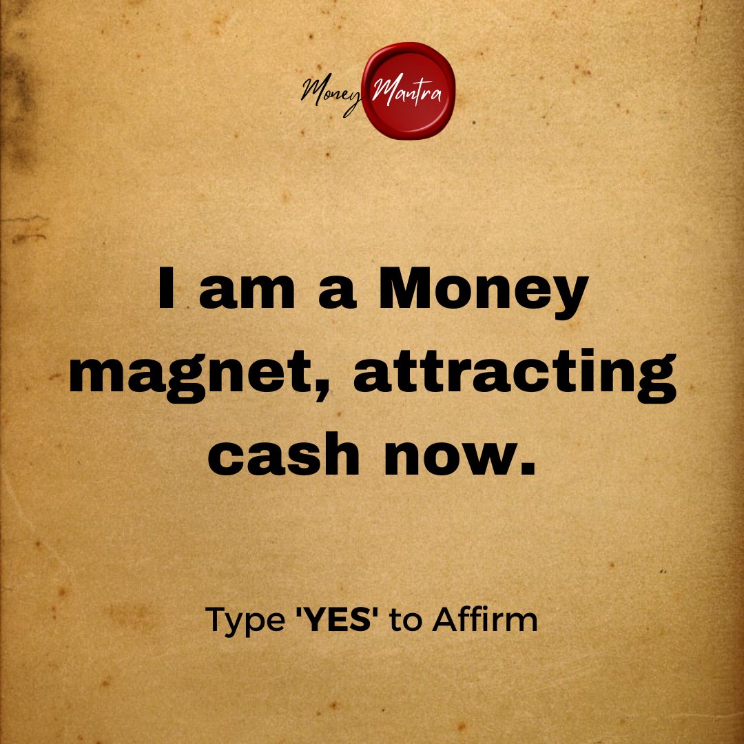 imoneymantra's tweet photo. Type 'YES' to Affirm!!! https://t.co/vFi0j3chY0