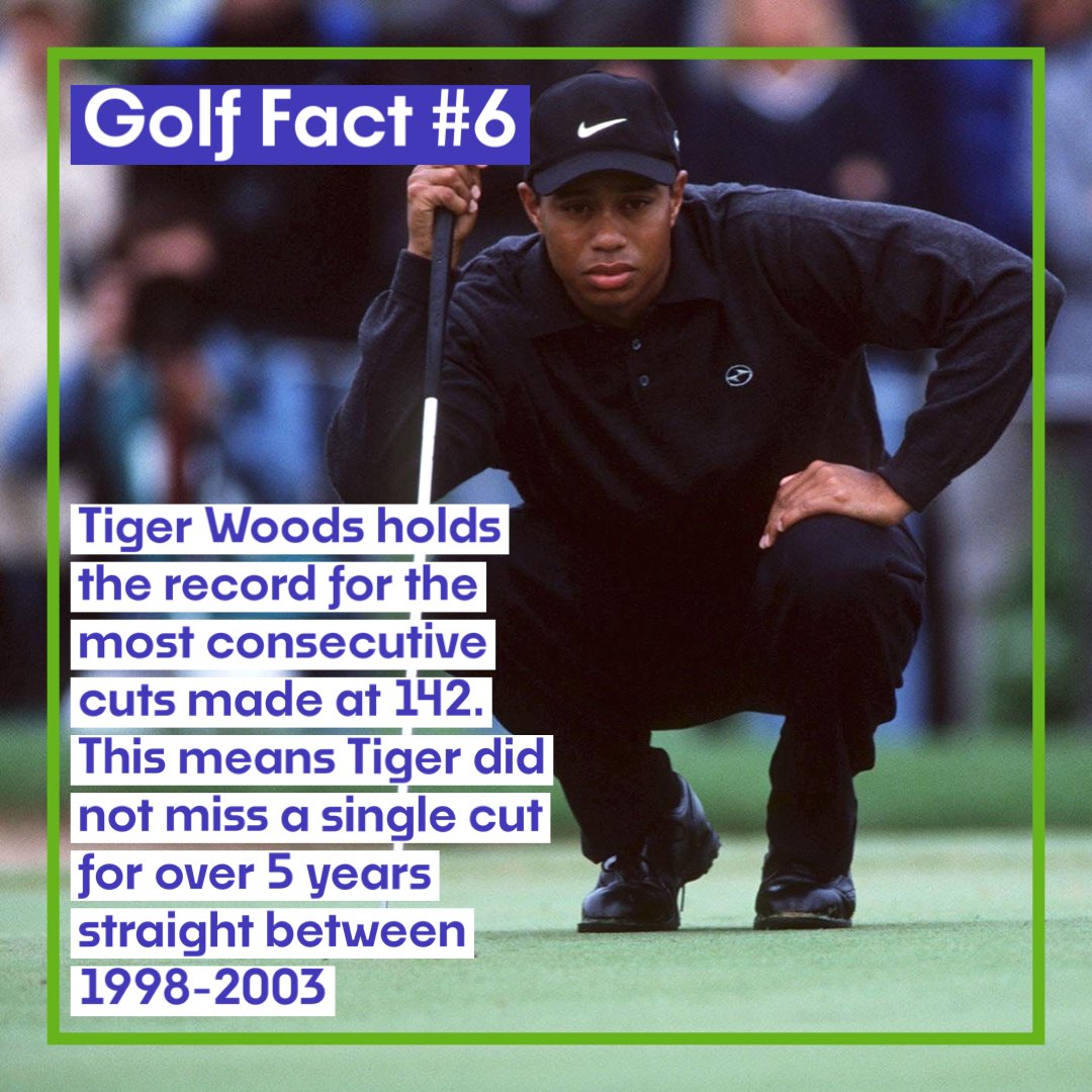 _PlayingThrough's tweet photo. Tiger Woods stats are unrivaled! 👀
Imagine never missing a cut for 5 years straight...Unreal💪🐅
Presented by @michelobultra
#Golf #Golffact #Golfstats #Golfing #PlayingThrough https://t.co/O3eXJcDf5p