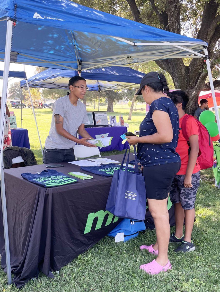 SJCOG's tweet photo. Always fun for @SJCOG & partners to talk about Stockton Mobility Collective. This time at Conway Homes Backpack Jamboree & Resource and Health Fair on Saturday. Learn more: https://t.co/JA01fSZR9T. @CAClimateInvest #capandtrade @InstLocGov @SJCHousingAuth #Miocar #BikeStockton https://t.co/ic6Xcgynui