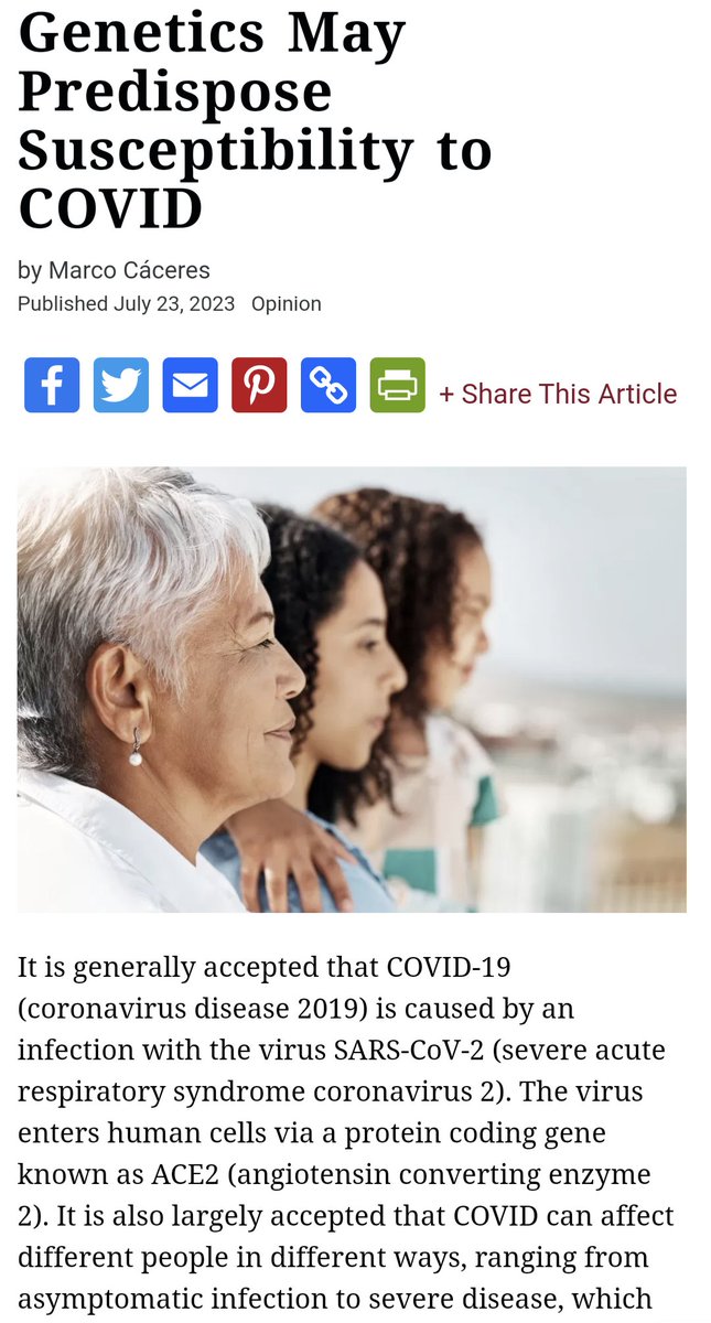 FYI - Risk factors for severe #COVID-19 include male sex, older age, ethnicity, obesity and cardiovascular and respiratory diseases, etc. Additionally, #genetic factors have been shown to play a role in a person’s susceptibility to severe infection

https://t.co/34hrSxcvzG https://t.co/cBtdq0Ep8u