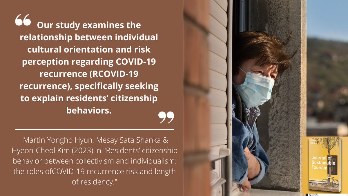 On 'Residents’ citizenship behavior between collectivism and individualism: the roles of COVID-19 recurrence risk and length of residency.' Read more in #JOST 🔗tandfonline.com/doi/full/10.10…