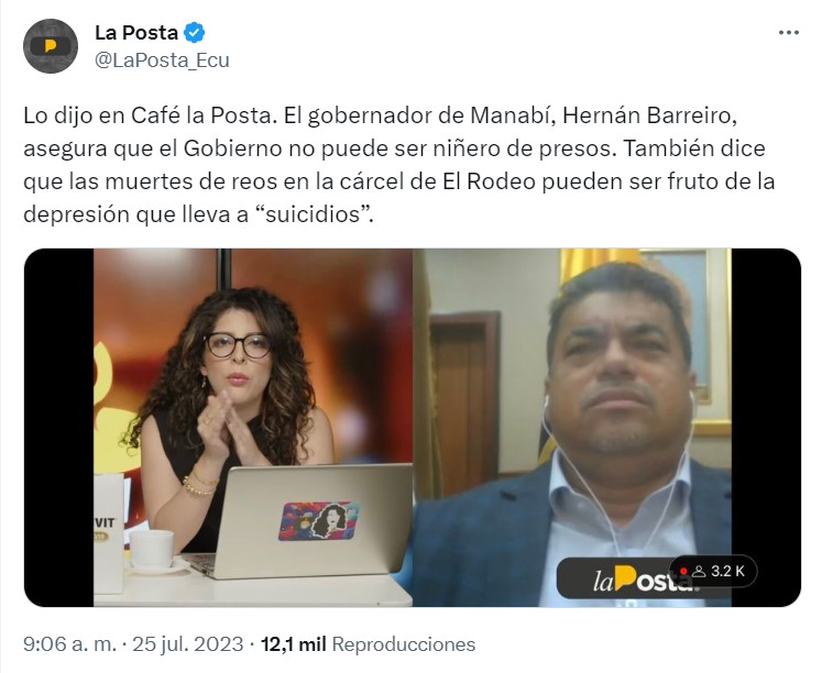 mauroandinoe's tweet photo. El Gobierno hace méritos hasta el final. Quisiera ver si este funcionario puede decirles lo mismo, cara a cara, a los familiares de los PPL decapitados, torturados y violentados. Sus palabras demuestran ignorancia, nula empatía y una enorme dosis de cinismo. ¡Impresentables! https://t.co/U1VEXezPGC