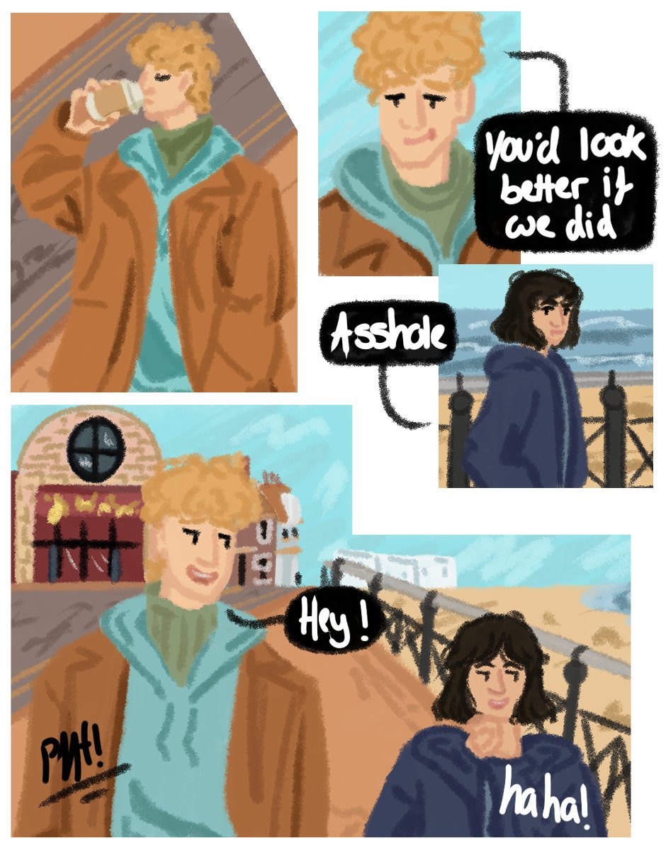 robinillustrate's tweet photo. I'm Robin and I make a queer webcomic about a trans boy falling in love and becoming who he's meant to be 🏳️‍⚧️ 
If you like slice of life, LGBTQ+, romance with a touch of mental health then you should check it out :)

Linktree: https://t.co/pgFUnjpvrv

#artistsoftwitter #comics https://t.co/2unC8IcvTI