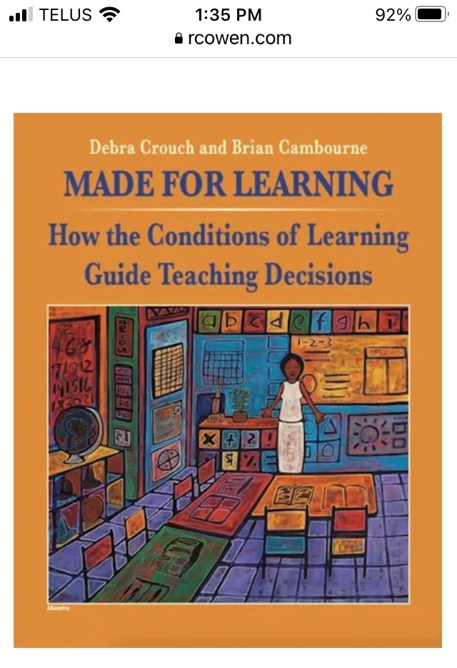 @bmplanche @T__Meikle @LearningFwdON Highly recommend this book which delves deeper into the conditions for learning