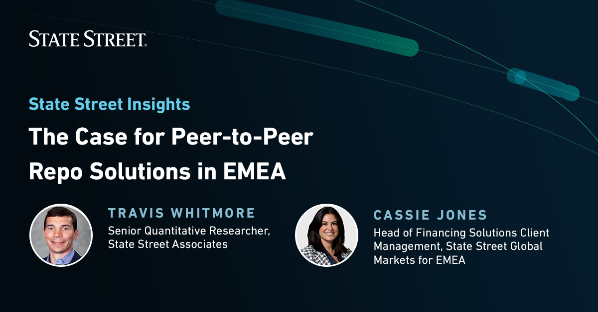 Travis Whitmore, senior quantitative researcher at @StateStreet Associates and Cassandra Jones, head of financing solutions client management, State Street Global Markets EMEA, review the evolution of the #RepoMarket. Read more here: ms.spr.ly/6010ghuMk