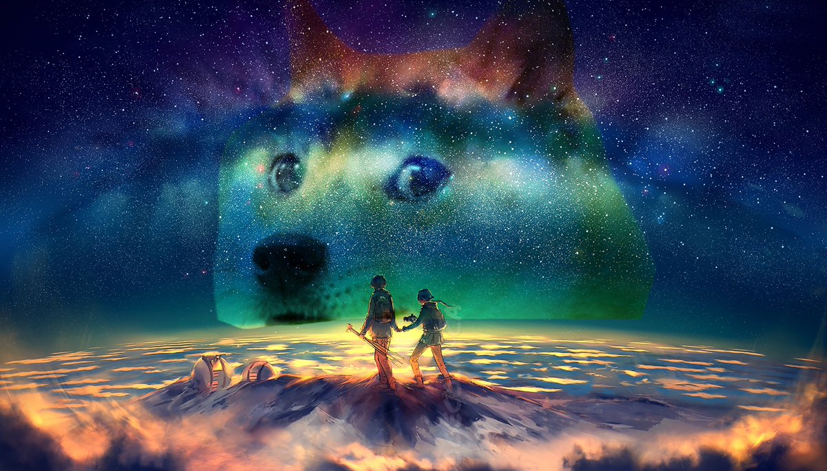 #dogecoin looking to reach the skies in the up coming days or possibly weeks 💯💯🚀🚀#dogearmy #doge #dogecoin #Crypto