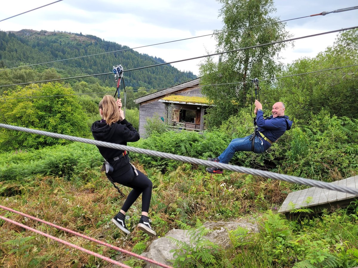 partners_DHS's tweet photo. Our Skye and Lee monkeying around at Go Ape!! 🐒 https://t.co/7OX95d6hx2