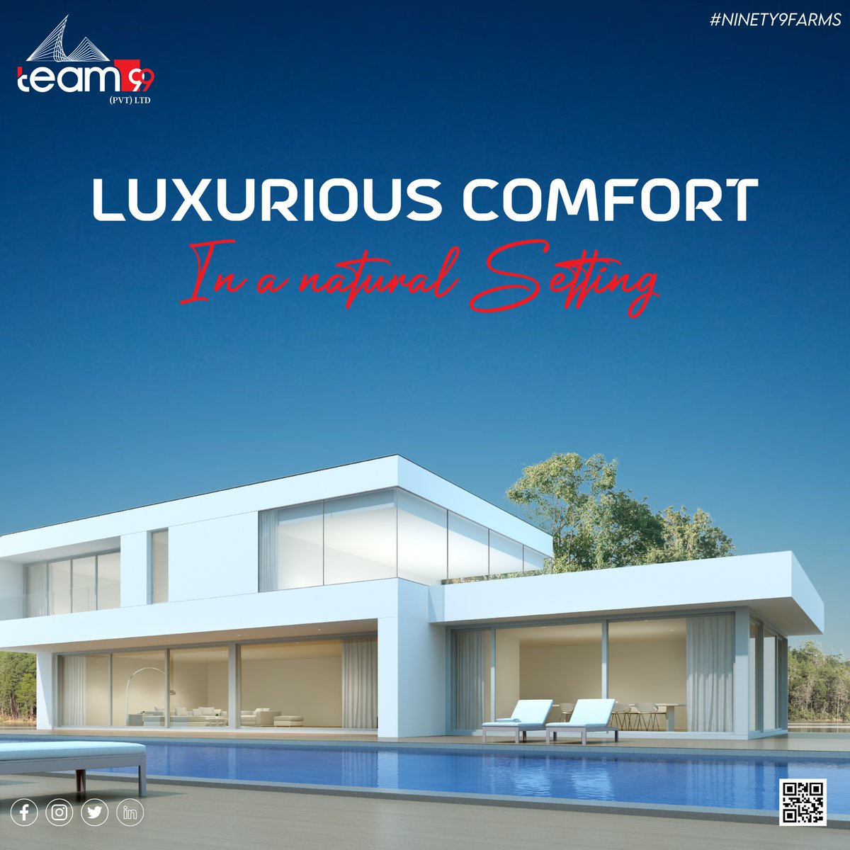 team99_pk's tweet photo. Discover the perfect balance of luxury and smart living in our stylish farmhouse. With spacious rooms, plush furnishings, and state-of-the-art amenities, we've created a haven where you can relax and unwind in style. https://t.co/TxGTjbXoPw
