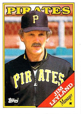 I just learned that Tony Larussa is older than Jim Leyland. Only by 2 months…but still. If you look at their 1988 Topps cards this seems unbelievable. 

Also, both are my current age in these pics and I suddenly feel very very old. https://t.co/59HPznzjdh