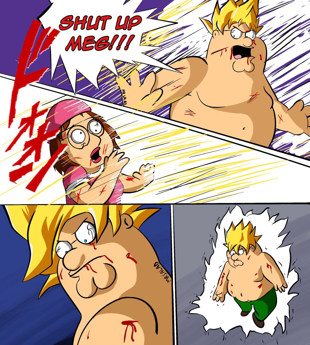 MrSaladSnake's tweet image. I need to make more Family Ball Z art