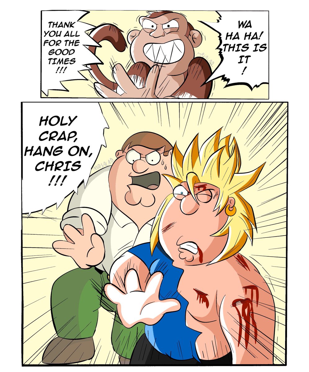 MrSaladSnake's tweet image. I need to make more Family Ball Z art