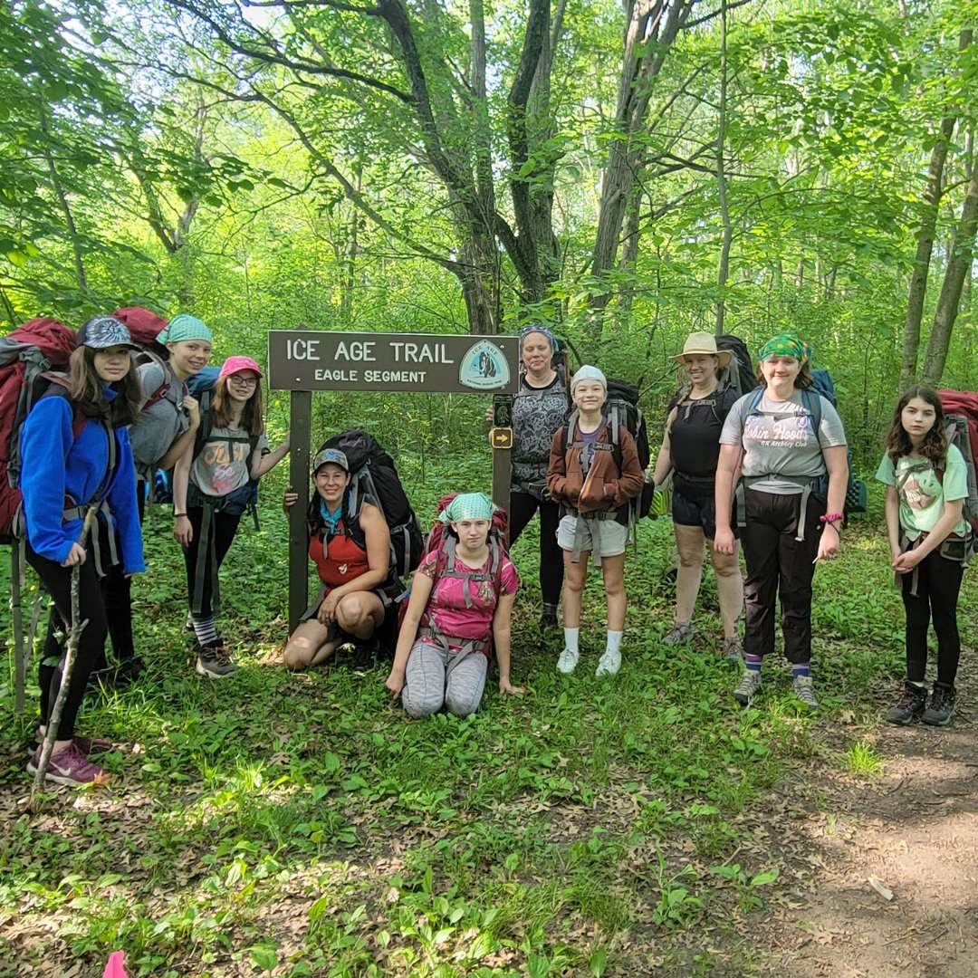 NIURecreation's tweet image. A Summer Full of Adventures! 🏕️✨ One unforgettable custom program this summer was Intro to Backpacking on the Ice Age Trail. Girl Scout Troop #1373 sixth and seventh-graders shared an epic journey of learning and bonding. 🌟 
#SummerRecap #CustomPrograms #BackpackingAdventure