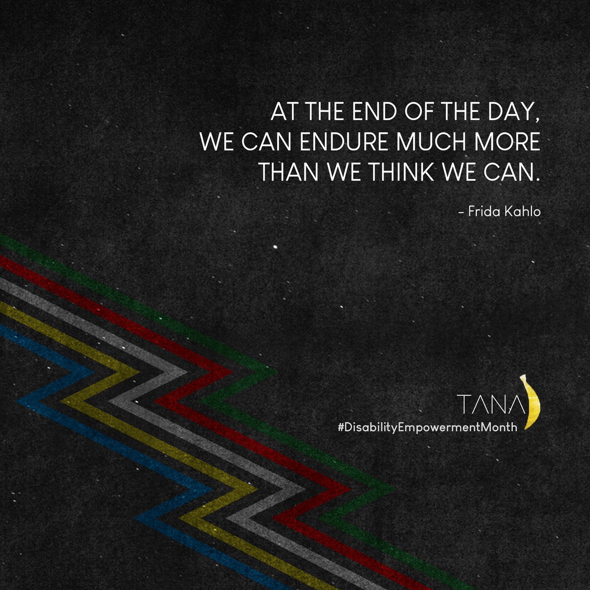TanaZwart's tweet photo. If I had to sum up life in one sentence.
Happy Disability Empowerment Month!
#TuesdayTidbits #AmplifyDisabledVoices #ADAMonth #DisabilityPride https://t.co/hKVZo2rE3z