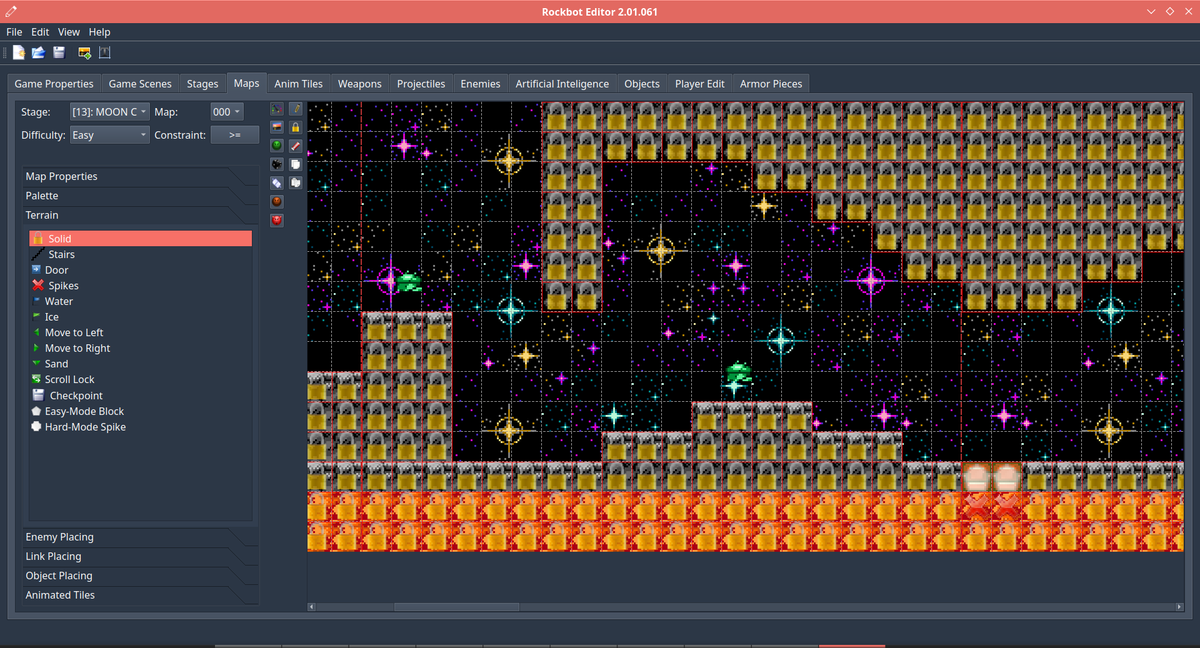 RockbotGame's tweet image. Rockbot 2 will leave beta in next update. Reworking some stages and enemies.
This will be the final release for Rockbot 1 and 2.