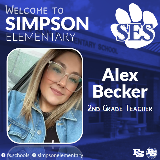 mbarnum7's tweet photo. I'm looking forward to the impact our newest WILDCATS will have this year! Congratulations to Mr. Preston Graves &amp; Ms. Alex Becker! #SES https://t.co/39PXGkO7lF
