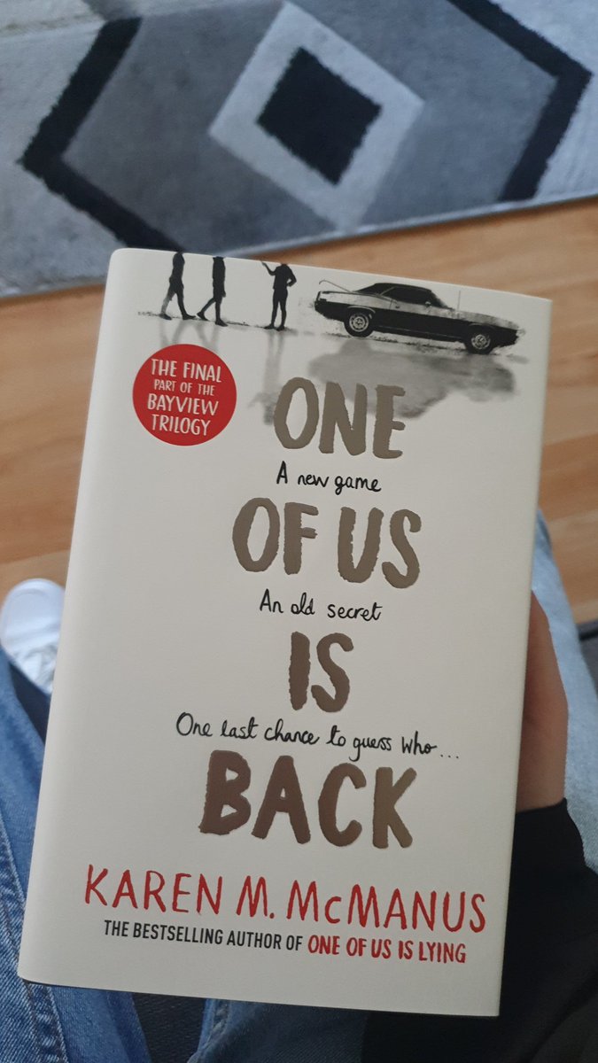 m_jellybean's tweet photo. The excitement is realโค๏ธ @writerkmc #OneOfUsIsBack https://t.co/E94XkZTeIT