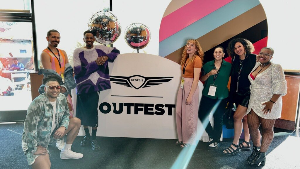 How can I thank @Outfest for the best experience of my professional / personal life? 🌈 I grew up in a suburb where I didn’t see QTBIPOC representation. Celebrating radical imagination and creativity in a space curated by and for queer people has been so liberating🕊️🫶🏽