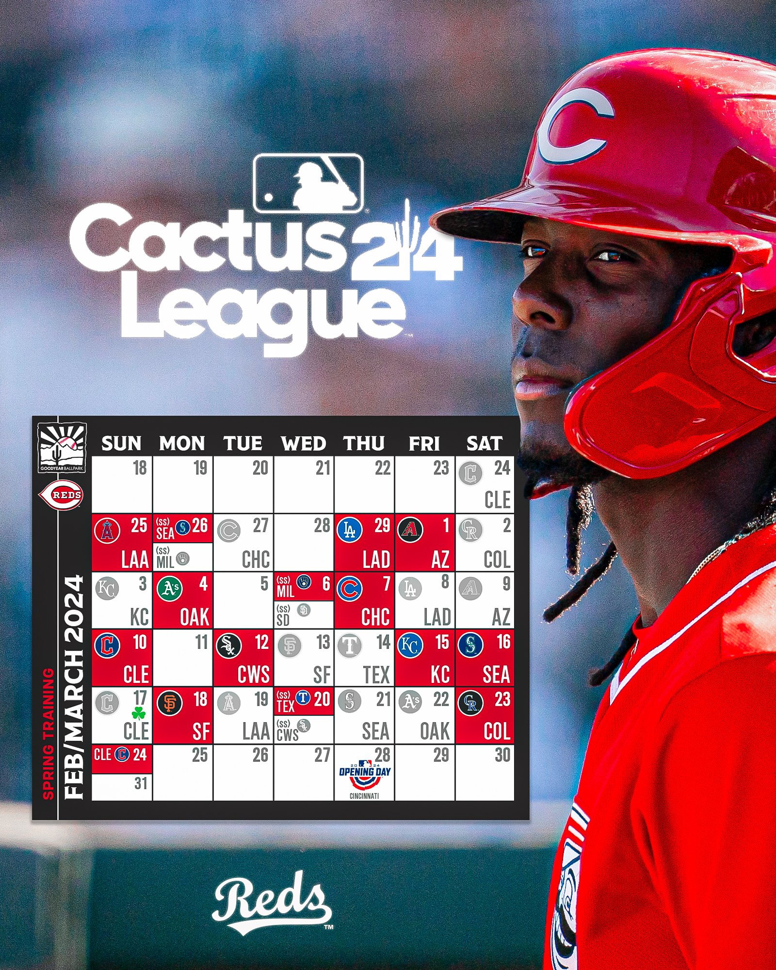 Reds Spring Training 2024 Schedule Kris Shalne