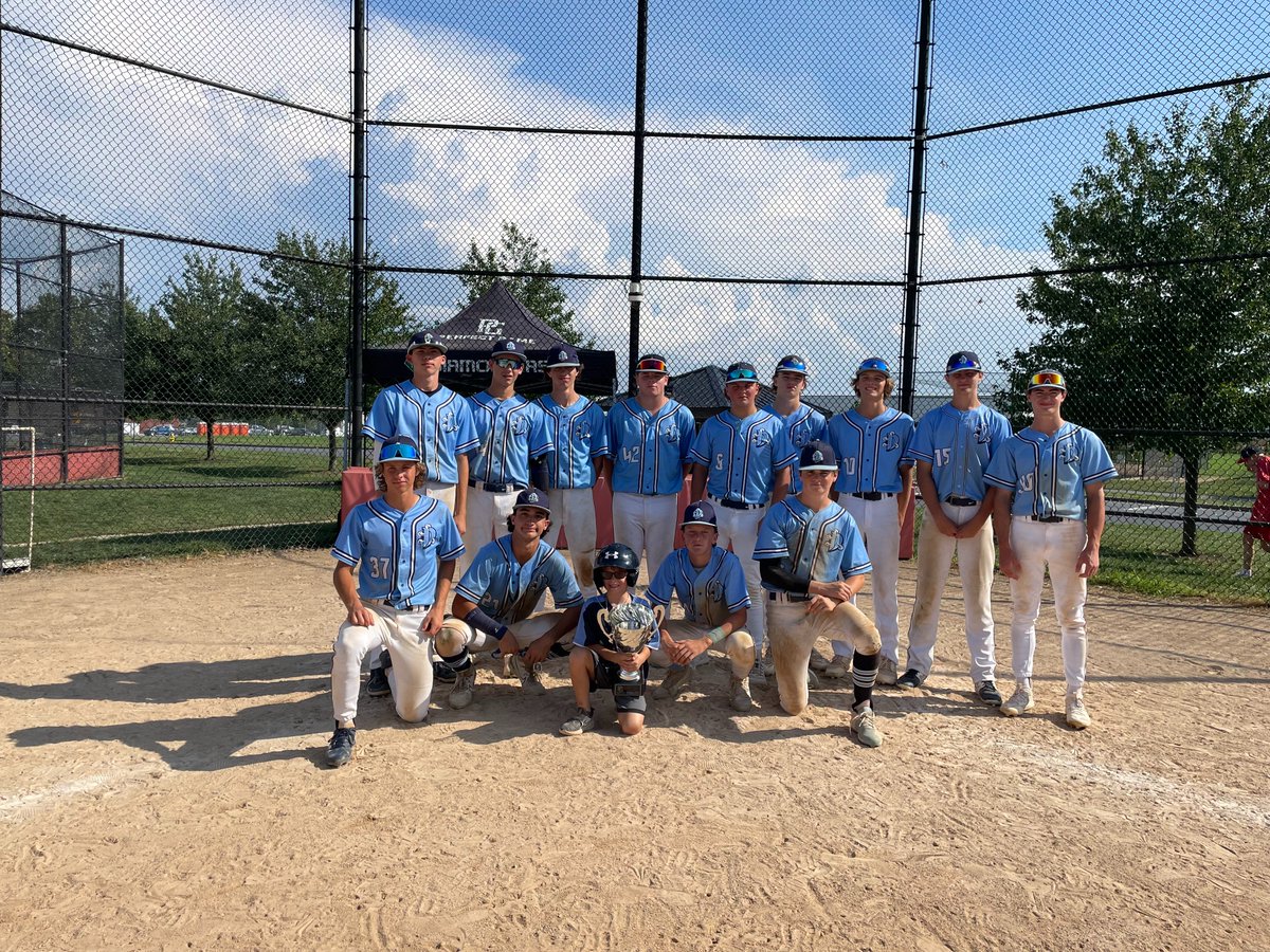 PGMidAtlantic's tweet photo. 2023 15u PG Central Pennsylvania Select Championship

🥇Champion: 3U3D DeLucia Baseball
🥈Finalist: West Chester Dragons NL
🏅Co-MVP: Blake Umberger &amp; Gryffin Cappellano
🏅MVPitcher: Alex Gannon https://t.co/UYPxdPEgqv