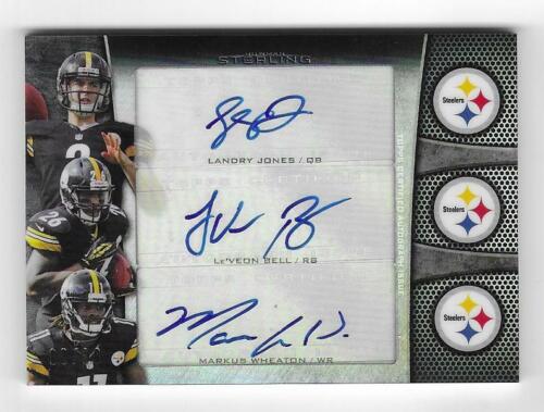 Le'Veon Bell 2013 BOWMAN STERLING NFL TRIPLE ROOKIE AUTOGRAPH CARD Steelers AUTO #ad #thehobby https://t.co/UYxaBXBTV0 https://t.co/TahxMUNbl7