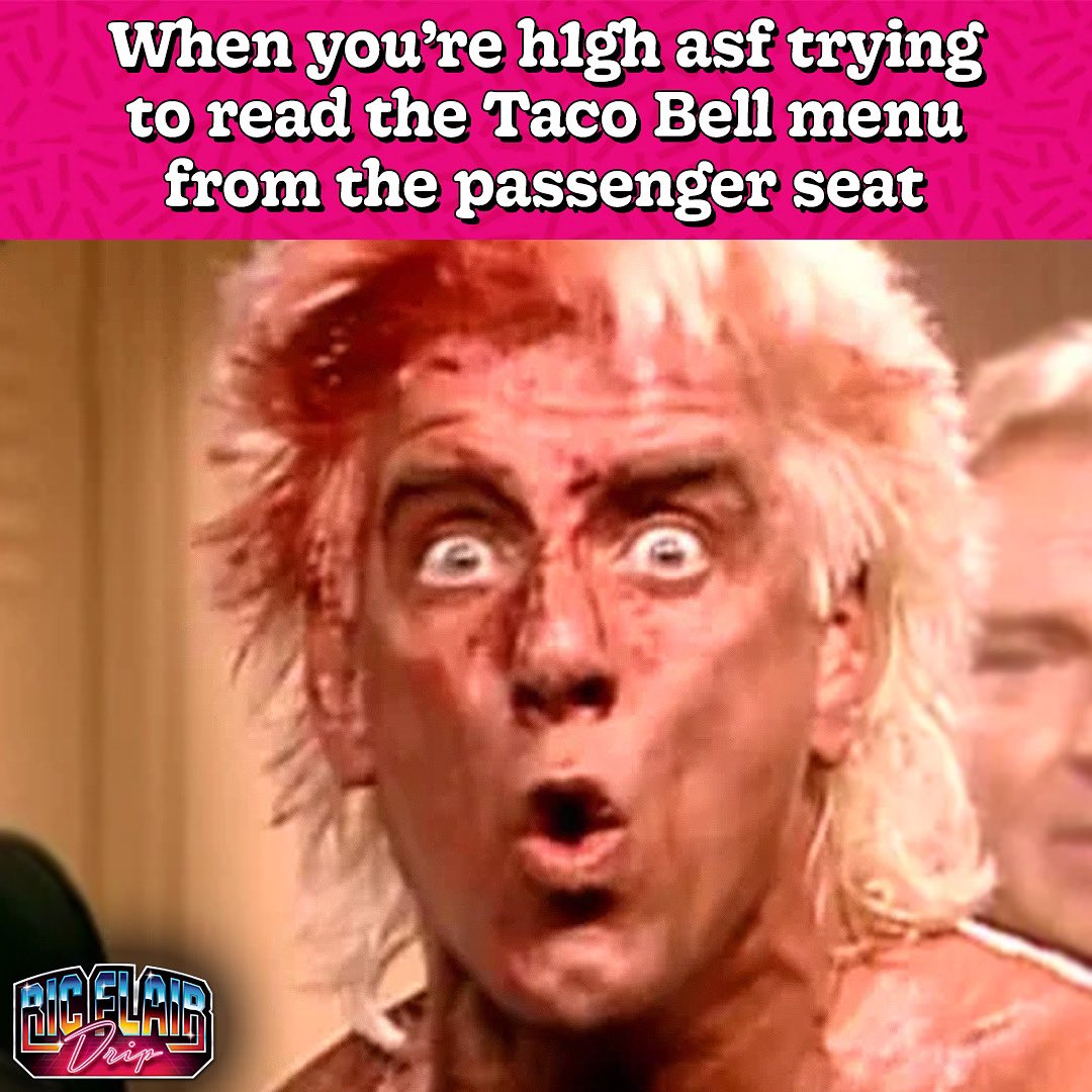 The Naitch will take one of everything sir!!! WoOoOo💎

-
#ricflairdrip
#wooo
#latenightmunchies
#wheelinanddealin
#ricflairnatureboy
#420everyday