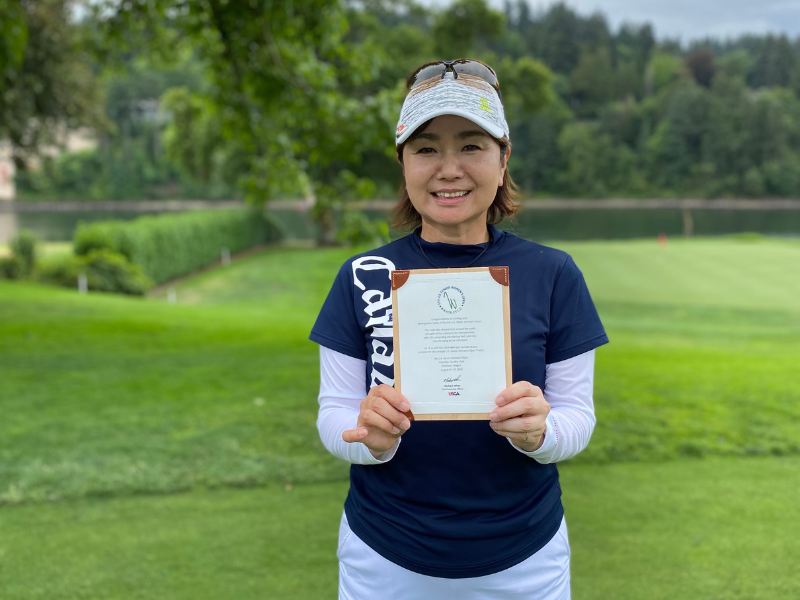 Qualifying season continues as Ellen Port, Ayumi Sobue, Nobuko Kizawa, Mikino Kubo, and Rhonda Orr (not pictured) have all earned a spot into the 2023 U.S. Senior Women's Open at Waverley Country Club. Good luck ladies, we'll be watching closely! Results: hubs.li/Q01YQvK10