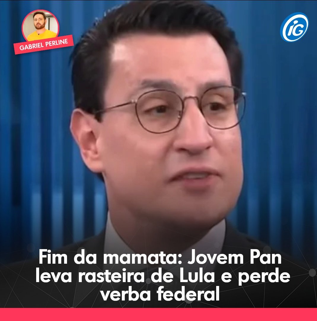 pesquisas_elige's tweet photo. 🚨URGENTE: A Jovem Pan não receberá mais verbas do Governo Federal a partir de hoje. Faz o L!!

🗞️@ultimosegundo https://t.co/V9AviIZLvW