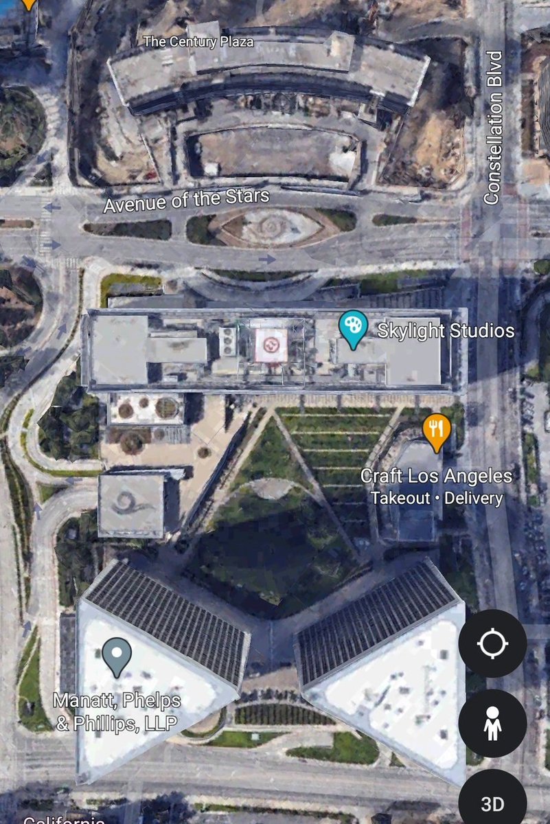 @imyourmoderator @JustineBateman @sophiabanksc @imyourmoderator this is a satellite image of the CAA and the Avenue of the Stars

In case there was ever any doubt as to their intentions