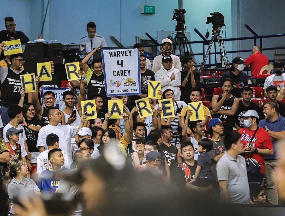 Celebrating a basketball legend! Coach Carey's incredible 17-year journey in the Philippines has culminated in a well-deserved honor…his jersey retired by @TNTTropangGIGA! Join us in congratulating Coach Carey on this amazing achievement! Congrats Coach!#HeartOfTheCity🏀☘️