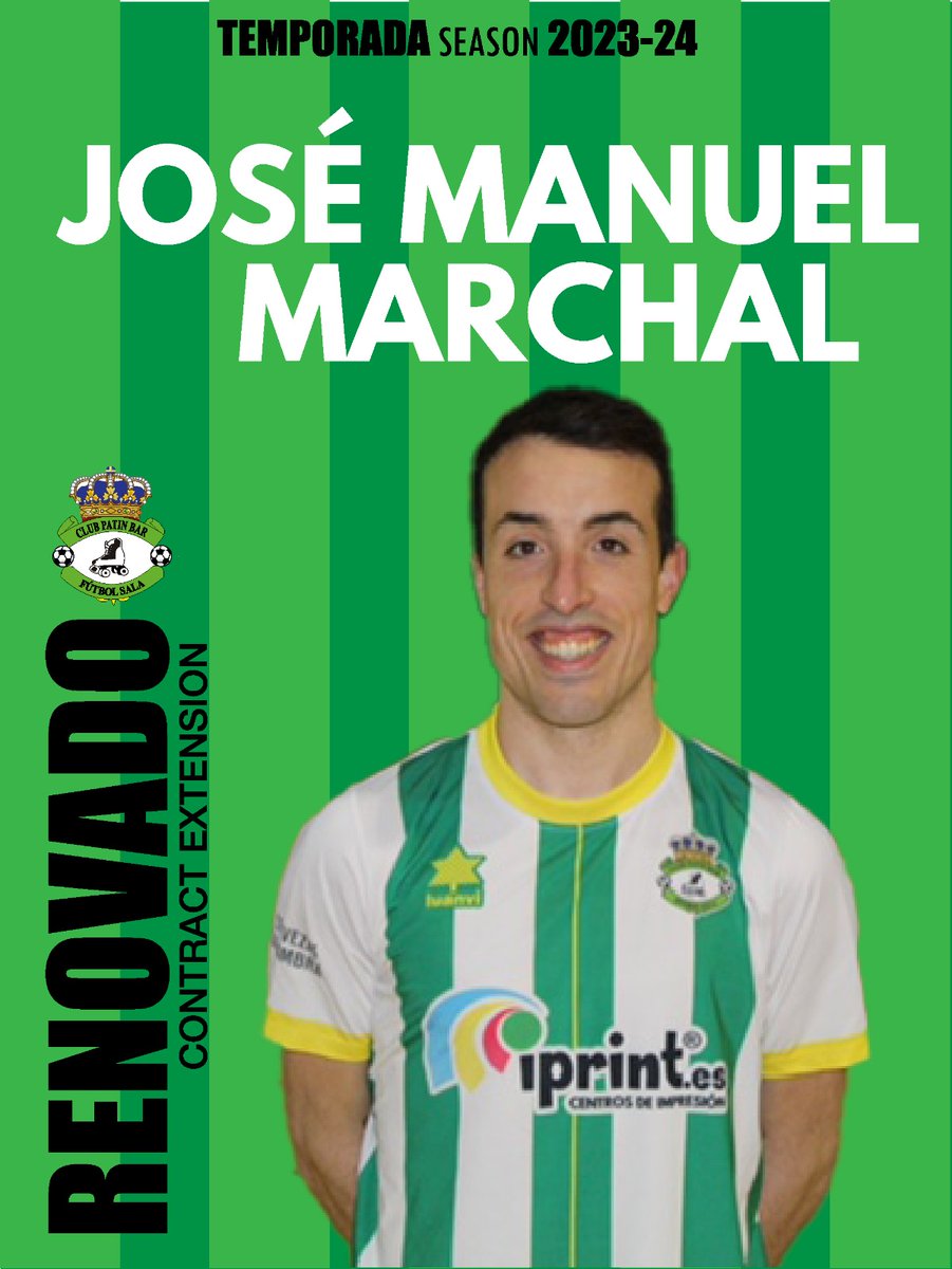 ClubPatinBarFS's tweet photo. 🚨 RENOVACIÓN 🚨

¡Y llegó la hora de anunciar nuestra primera renovación de la temporada!

📍Nuestra primera renovación es @marchal_4 📍
 
Viene de fuera pero ya es uno más de la casa, esta será su séptima temporada llevando el nombre de nuestra ciudad por toda la provincia. https://t.co/dtzl4ylsin