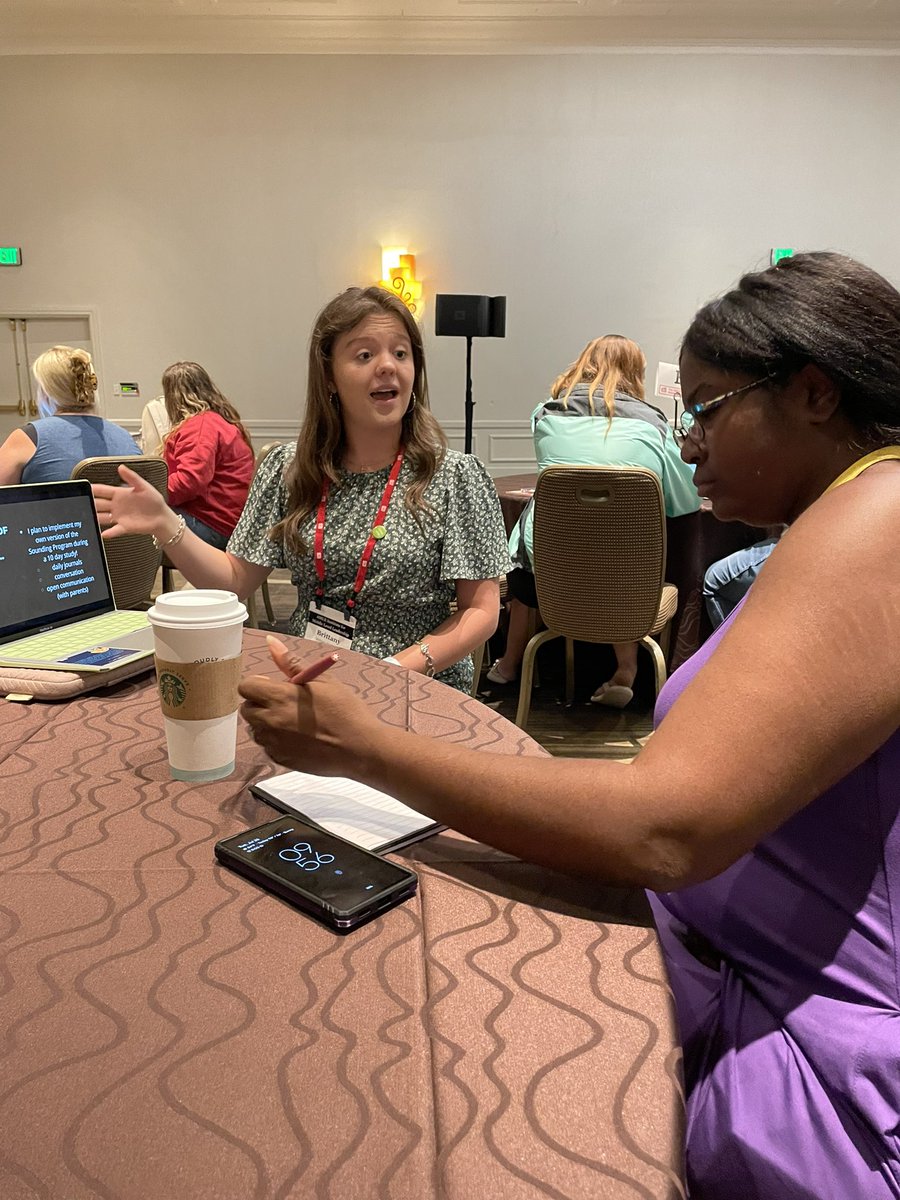 AMLE's tweet photo. Speed learning is one of the best parts of the Leadership Institute—attendees presenting high-impact ideas from their own experience. We have the privilege of also hearing from a great pre-service teacher leader! The energy is palpable! #AMLELeaders https://t.co/oVgerj6380