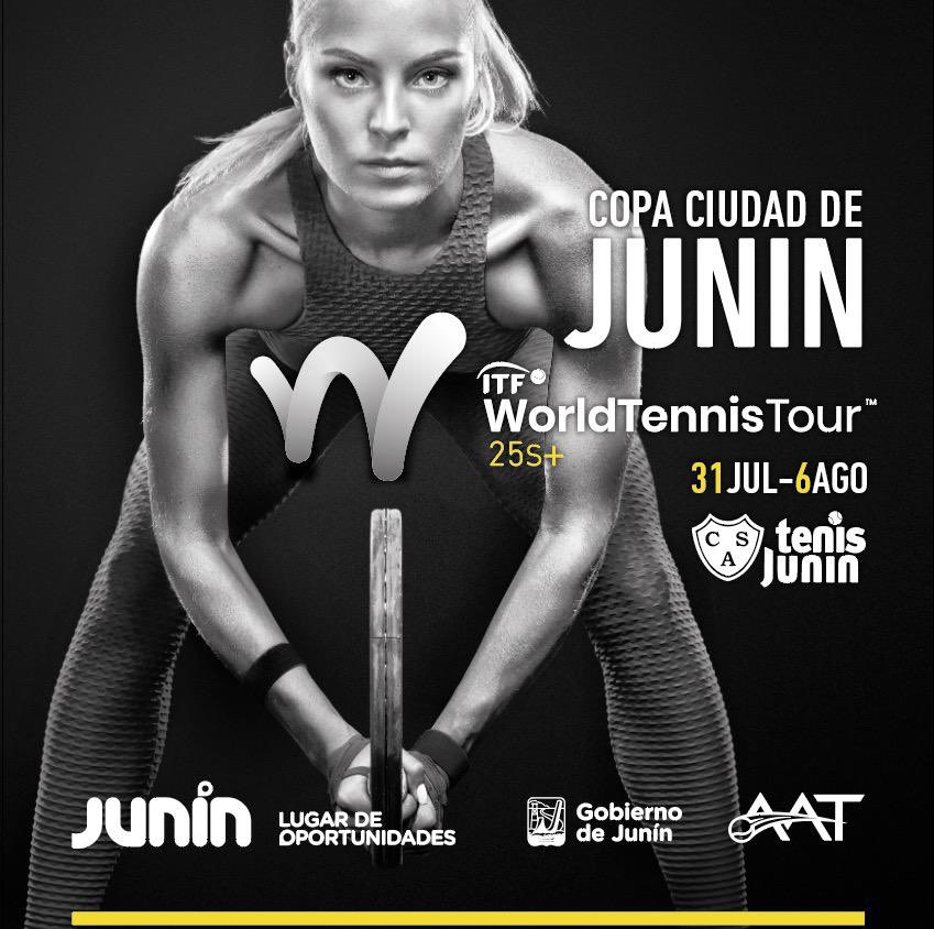 CASarmientoOf's tweet photo. 🎾 #TenisCAS / Sarmiento, Junín y el deporte hacen historia con el tenis.
🔝 Del 31 al 6 de agosto, se disputará la Copa Ciudad de Junin en nuestro club. Es un torneo profesional, correspondiente al Circuito Femenino ITF.
#DaleVerde 🇳🇬 https://t.co/4Alj8xmA7c