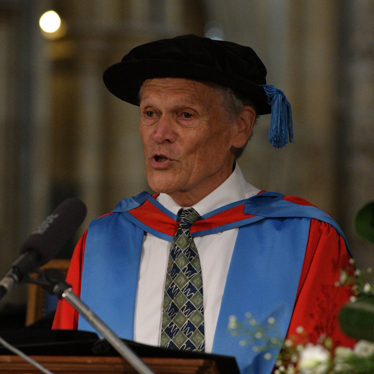 Yesterday Dr Nick Tregenza received an Honorary Doctorate, recognising his work as a conservation activist, an inventor of devices to inform ecology and conservation, a businessman and researcher alongside a long career as a family doctor:  bit.ly/3Oak7d2. <a href="/UniofExeter/">University of Exeter</a>