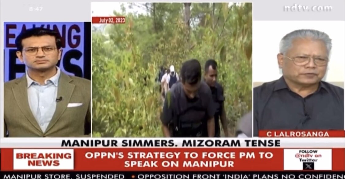 Our alliance with the NDA remains intact, but there is uncertainity due to the actions of one member state causing harm to citizens. We questioned whether we should continue in the alliance when such harm is being inflicted.
#Manipur_Violence #ManipurBurning 
<a href="/ndtv/">NDTV</a>
