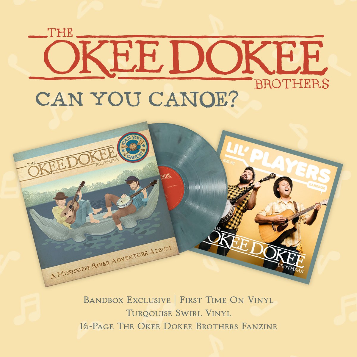 Some folks said it would never happen. But guess what?! It happened! We finally made Can You Canoe vinyls (thanks to BandBox)! You can now pre-order this vinyl record for your little audiophiles and it's estimated to ship by the end of September: bandboxrocks.com/collections/ex…