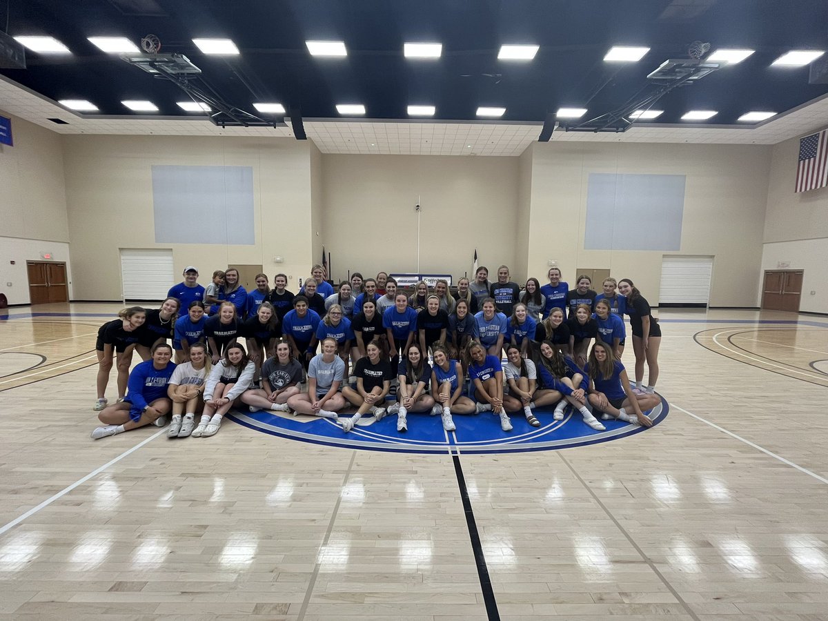OhioChr_VB's tweet photo. We have officially wrapped up all our summer camps for 2023. Good luck this season to all the coaches and athletes we had the privilege of working with. We can’t wait to see you all next year!

#BlazerNation #OCVB #SummerCamp https://t.co/O3dlKlYF8D