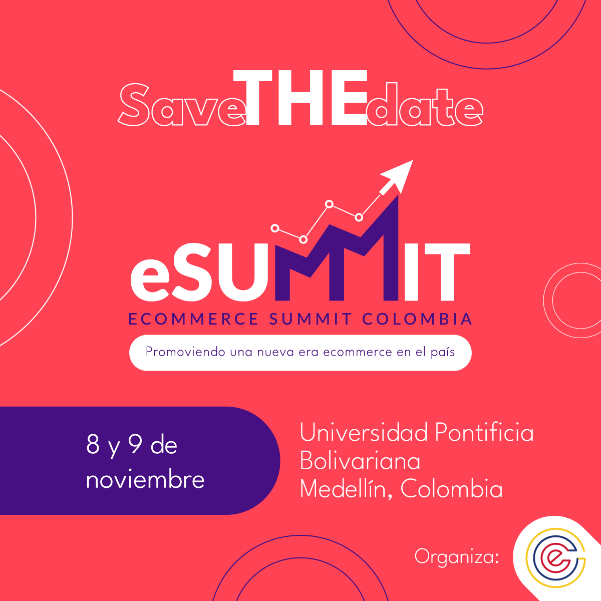 camcoelectronic's tweet photo. ¡Regresa el eSummit Colombia en su séptima edición 2023¡ Prepárate para una experiencia de aprendizaje digital e innovación en el comercio electrónico.

Visita el sitio oficial y únete a la comunidad que está revolucionando el eCommerce aqui: https://t.co/CedxwW2oo0 https://t.co/oxuqhmUdzF