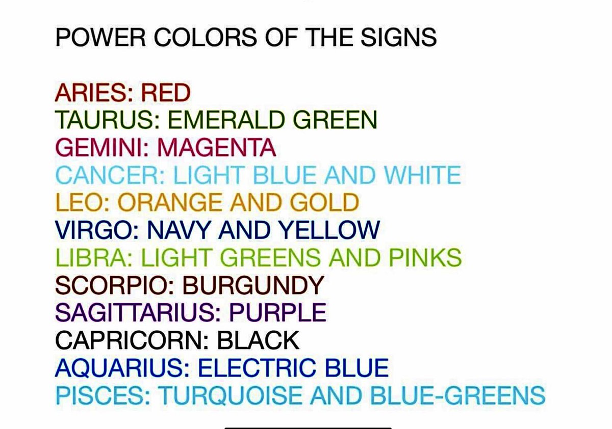 #astrology #astrologicalsigns #ZodiacSigns #astrologer #luckycolors #powercolors